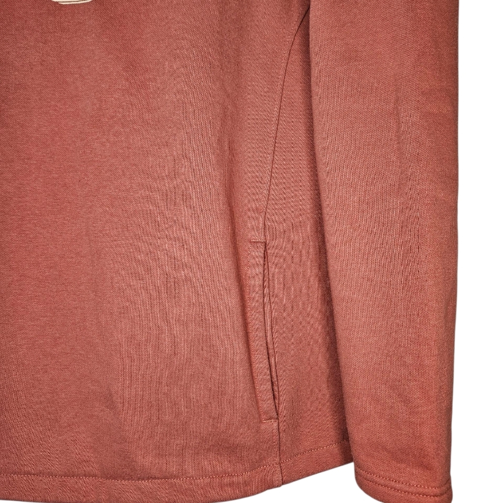 Columbia Hart Mountain Grapihc Hoodie Woman's Small Mauve outdoor pockets NWOT - Picture 4 of 6